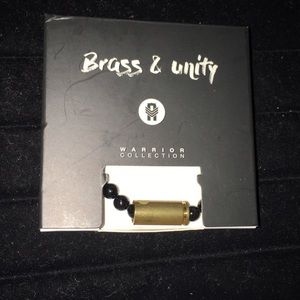 Brass & Unity Black Onyx Mini Warrior Bracelet